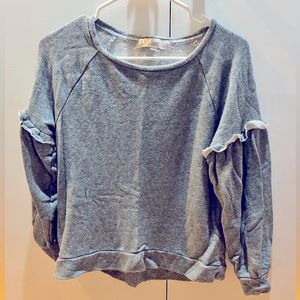 Loft Grey Sweatshirt in XS